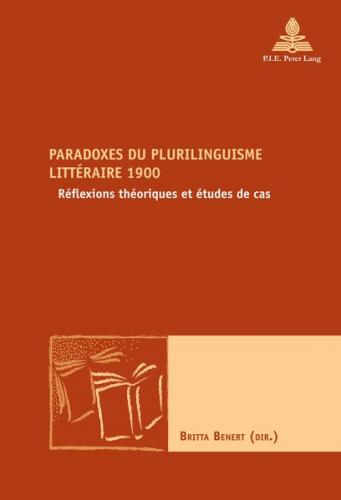 Paradoxes du plurilinguisme littéraire 1900 (Ebook - pdf) 