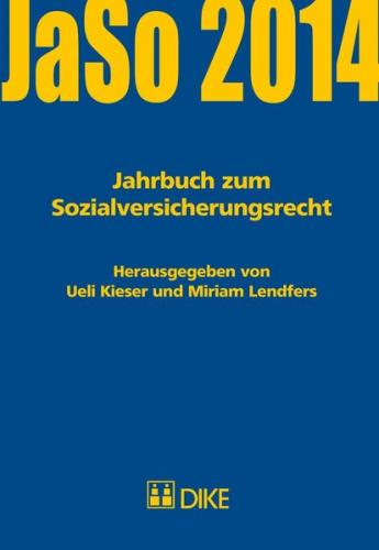 Jahrbuch zum Sozialversicherungsrecht 2014 