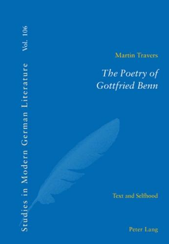 The Poetry of Gottfried Benn 