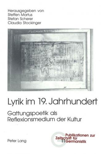 Lyrik im 19. Jahrhundert 