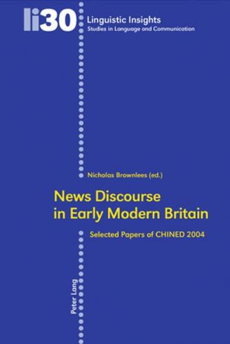 News Discourse in Early Modern Britain 