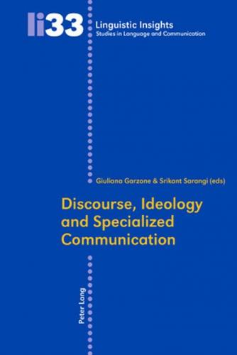 Discourse, Ideology and Specialized Communication 