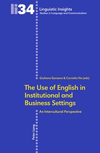 The Use of English in Institutional and Business Settings 