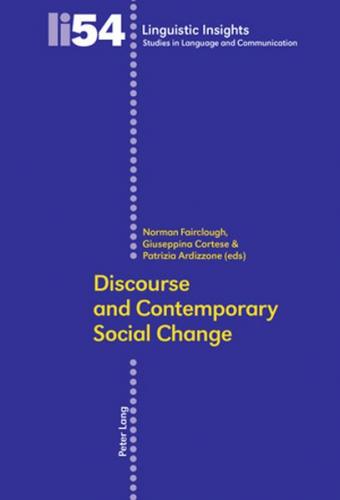 Discourse and Contemporary Social Change 