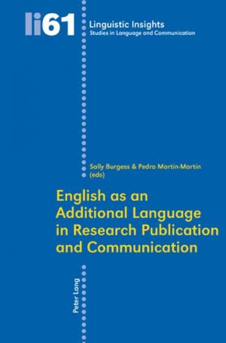 English as an Additional Language in Research Publication and Communication 