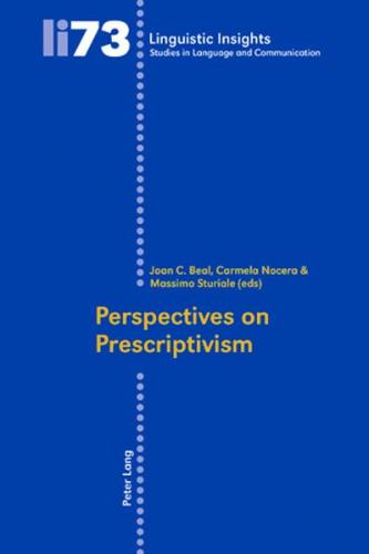 Perspectives on Prescriptivism 