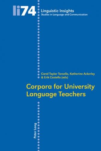 Corpora for University Language Teachers 
