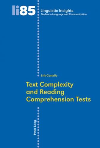Text Complexity and Reading Comprehension Tests 