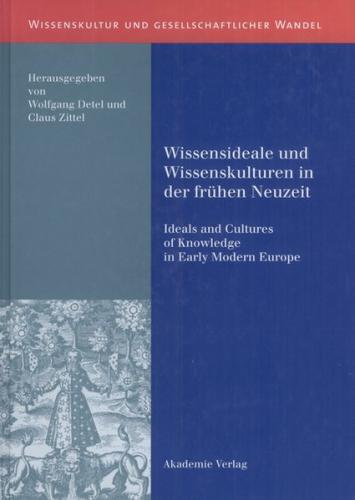 Wissensideale und Wissenskulturen in der Frühen Neuzeit (Ebook - pdf) 