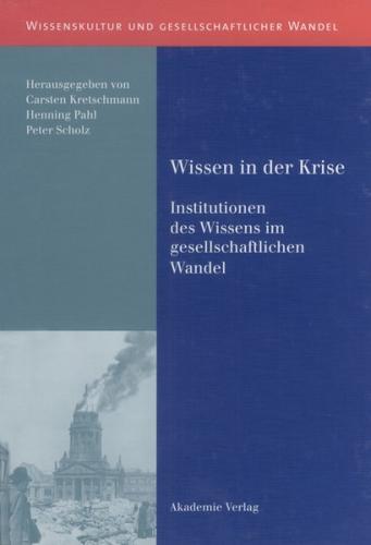 Wissen in der Krise (Ebook - pdf) 