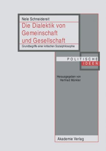 Die Dialektik von Gemeinschaft und Gesellschaft (Ebook - pdf) 
