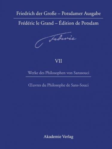 Werke des Philosophen von Sanssouci / Oeuvres du Philosophe de Sans-Souci (Ebook - pdf) 