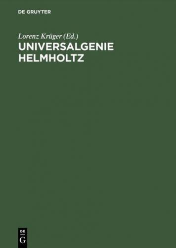 Universalgenie Helmholtz (Ebook - pdf) 