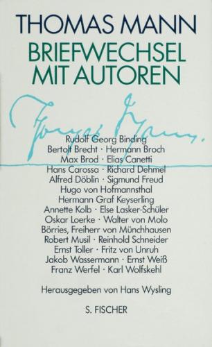 Briefwechsel mit Autoren 