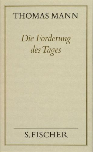 Die Forderung des Tages 