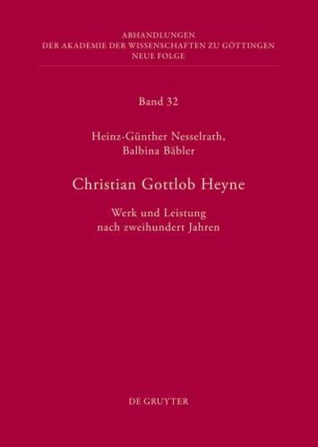 Christian Gottlob Heyne (Ebook - EPUB) 