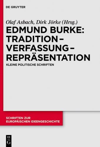 Tradition – Verfassung – Repräsentation (Ebook - EPUB) 