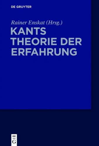 Kants Theorie der Erfahrung (Ebook - EPUB) 