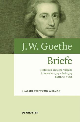 Johann Wolfgang von Goethe: Briefe / 8. November 1775 – Ende 1779 (Ebook - EPUB) 