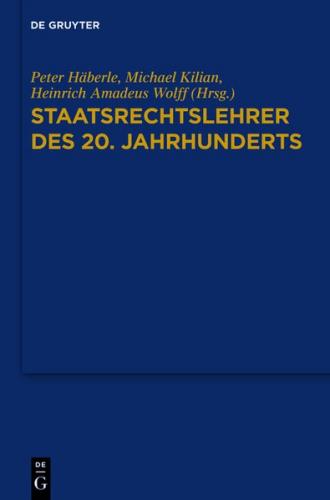 Staatsrechtslehrer des 20. Jahrhunderts (Ebook - EPUB) 