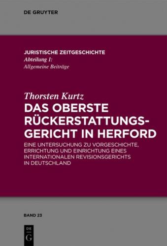 Das Oberste Rückerstattungsgericht in Herford (Ebook - EPUB) 