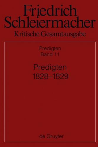 Predigten 1828-1829 (Ebook - EPUB) 