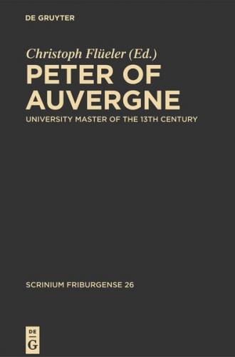 Peter of Auvergne (Ebook - EPUB) 