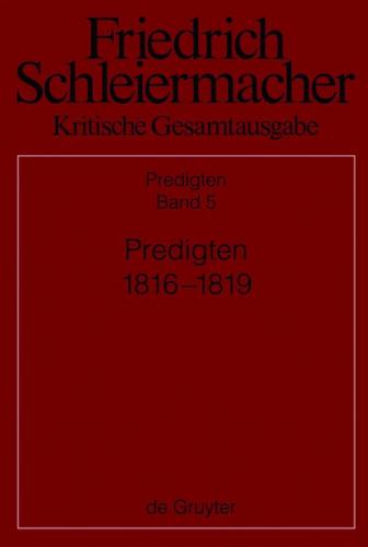 Predigten 1816-1819 (Ebook - EPUB) 