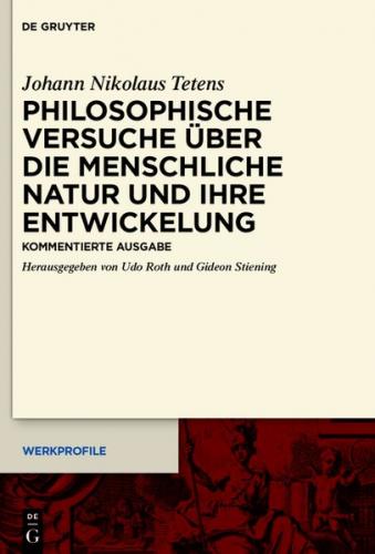 Philosophische Versuche über die menschliche Natur und ihre Entwickelung (Ebook - EPUB) 
