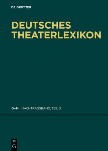 Deutsches Theater-Lexikon / K - L (Ebook - EPUB) 