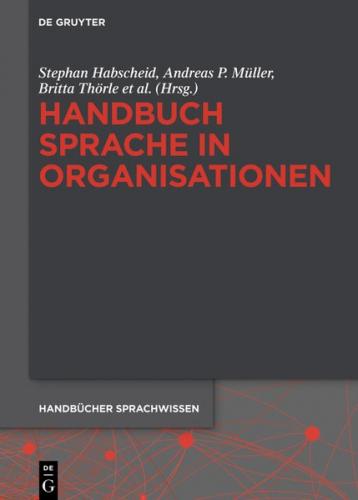 Handbuch Sprache in Organisationen (Ebook - EPUB) 