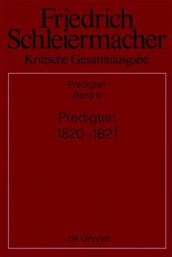 Predigten 1820-1821 (Ebook - EPUB) 