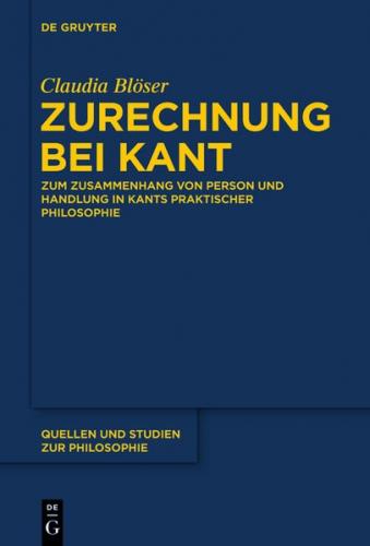 Zurechnung bei Kant (Ebook - EPUB) 