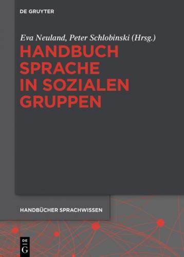 Handbuch Sprache in sozialen Gruppen (Ebook - EPUB) 