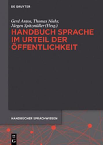 Handbuch Sprache im Urteil der Öffentlichkeit (Ebook - EPUB) 