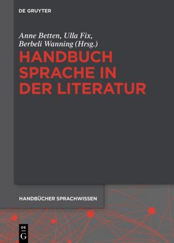 Handbuch Sprache in der Literatur (Ebook - EPUB) 