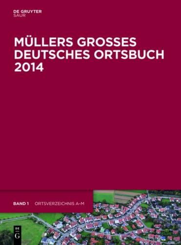Müllers Großes Deutsches Ortsbuch 2014 (Ebook - EPUB) 