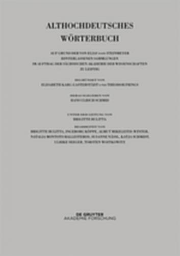 Althochdeutsches Wörterbuch / Band VI: M–N. 15. bis 18. Lieferung (neman bis ny) 