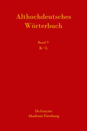 Althochdeutsches Wörterbuch / K-L (Ebook - EPUB) 