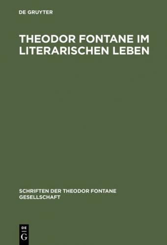 Theodor Fontane im literarischen Leben (Ebook - pdf) 