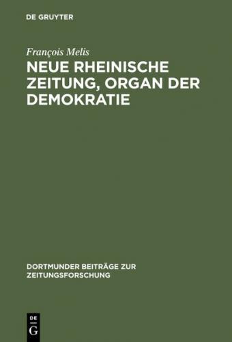 Neue Rheinische Zeitung, Organ der Demokratie (Ebook - pdf) 