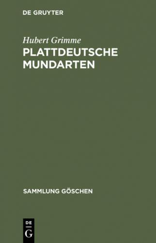 Plattdeutsche Mundarten 