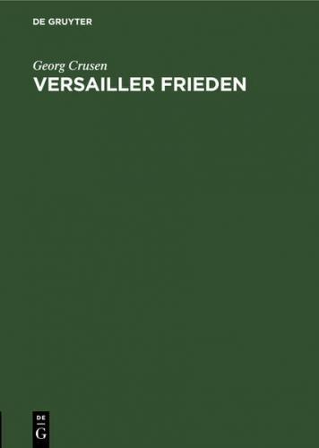 Versailler Frieden 