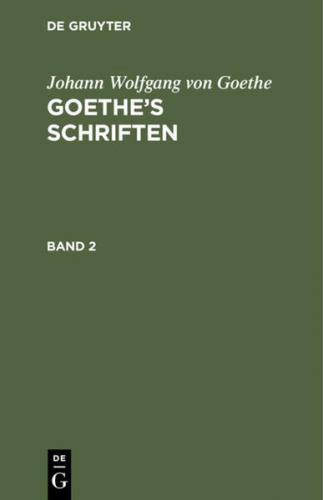 Goethe’s Schriften. Band 2 (Ebook - pdf) 