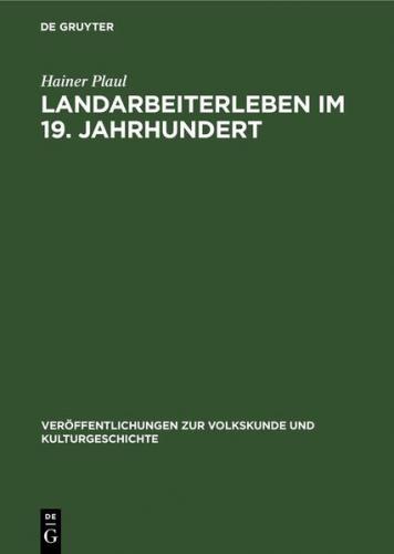 Landarbeiterleben im 19. Jahrhundert (Ebook - pdf) 