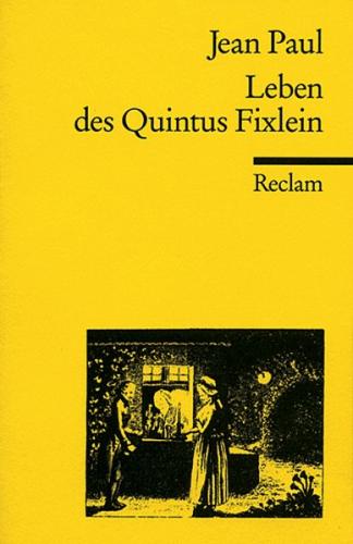 Leben des Quintus Fixlein 