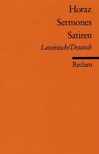Sermones /Satiren. Lat. /Dt. 