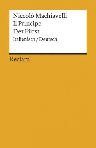 Il Principe /Der Fürst. Ital. /Dt. 