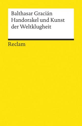 Handorakel und Kunst der Weltklugheit 
