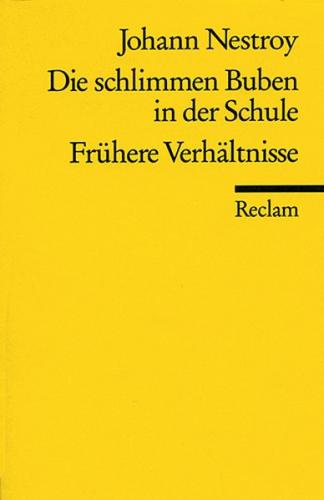 Die schlimmen Buben in der Schule. Frühere Verhältnisse 